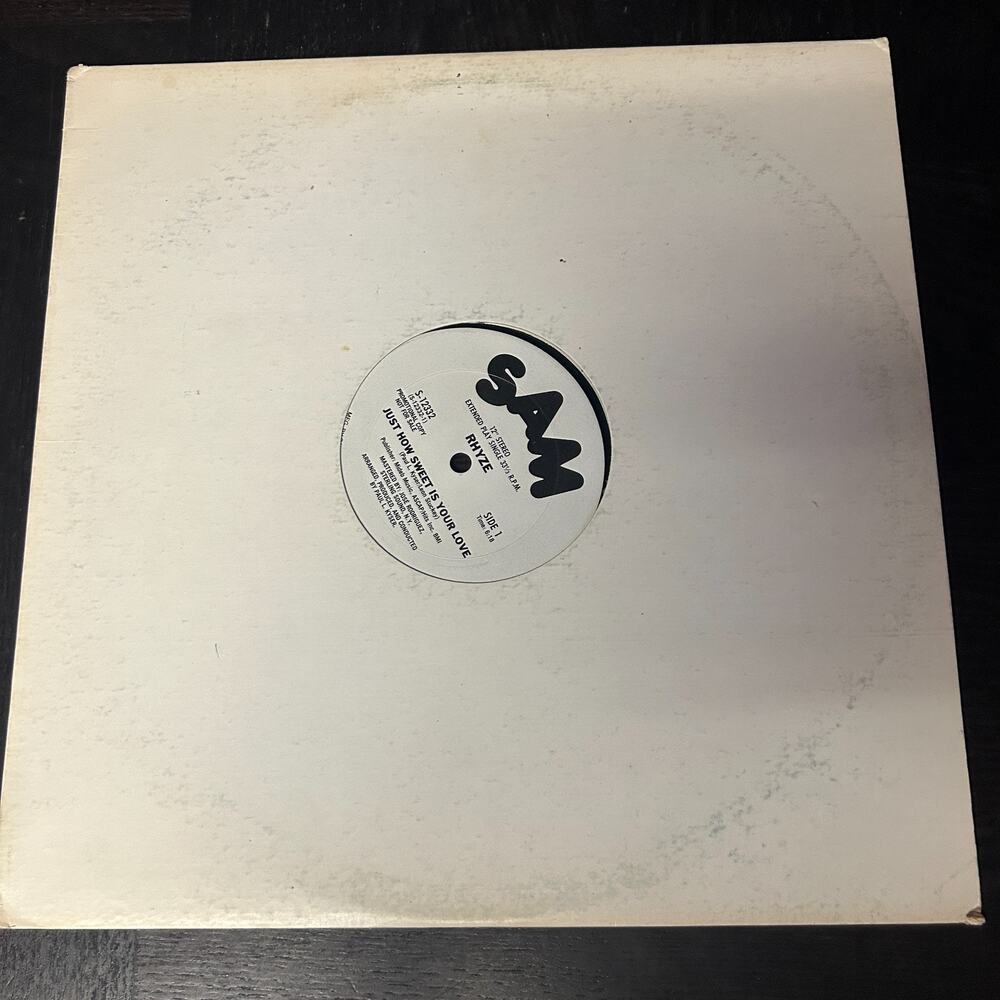 Rhyze - Just How Sweet Is Your Love / I Found Love In You (12", Single) 1980